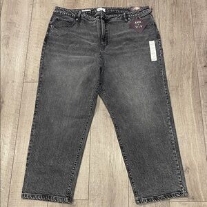 Ava & Viv Dark Gray Denim Jeans Size Plus 24 regular